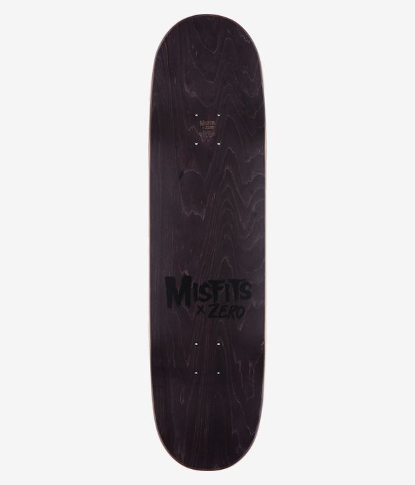 Zero x Misfits Fiend Skull Collage 8.5" Skateboard Deck (orange)