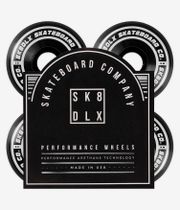 skatedeluxe Conical Wielen (black) 52mm 100A 4 Pack