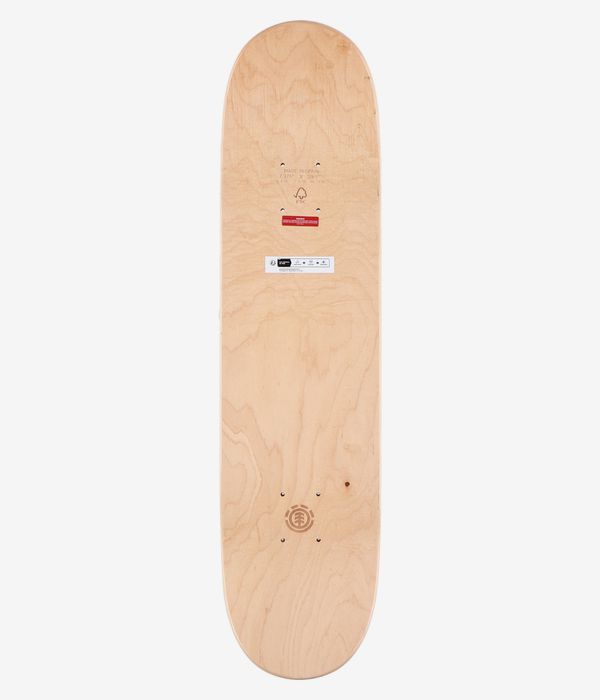 Element Team Section Twig 7.375" Skateboard Deck (black white red)