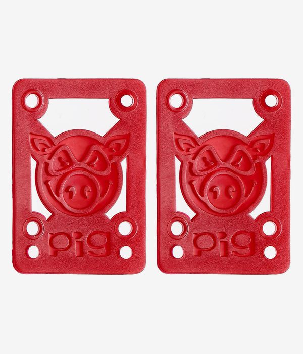 Pig 1/8" Shock Pads (red) 2er Pack