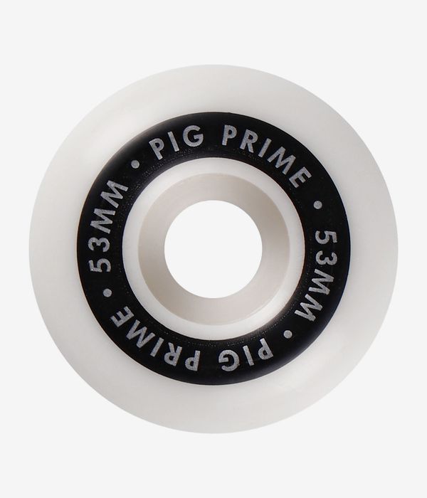 Pig Prime Wielen (white black) 53mm 103A 4 Pack