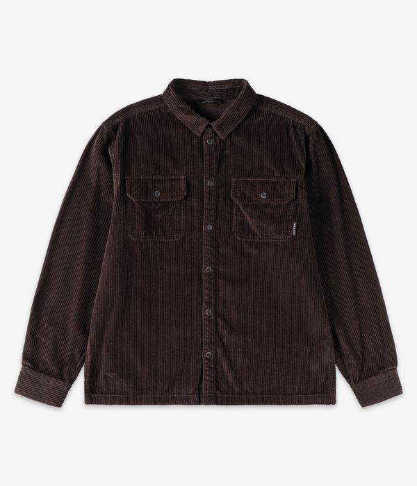 Iriedaily Bubble Cord Shirt (dark coffee)