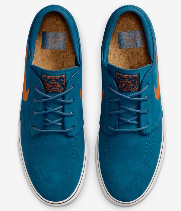 Nike SB Zoom Janoski OG+ Shoes (blue force campfire orange blue)