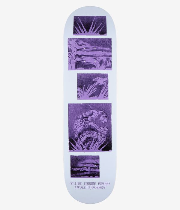 Carhartt WIP Logo 3 8.5" Skateboard Deck (purple)