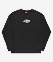 Santa Cruz Strange Oval Strip Sweatshirt (black)