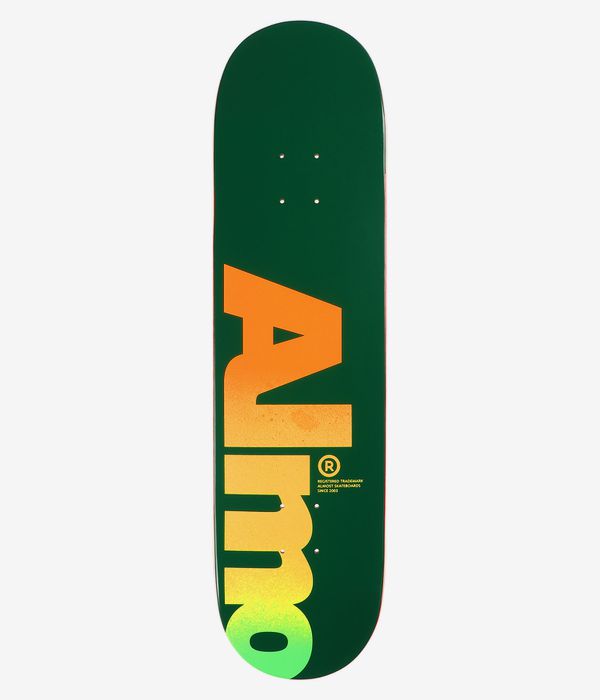 Almost Fall Off Logo HYB 8.25" Planche de skateboard (green)