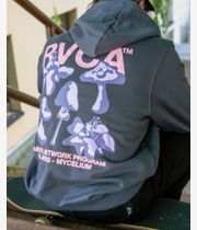 RVCA Natural Network Hoodie (garage blue)