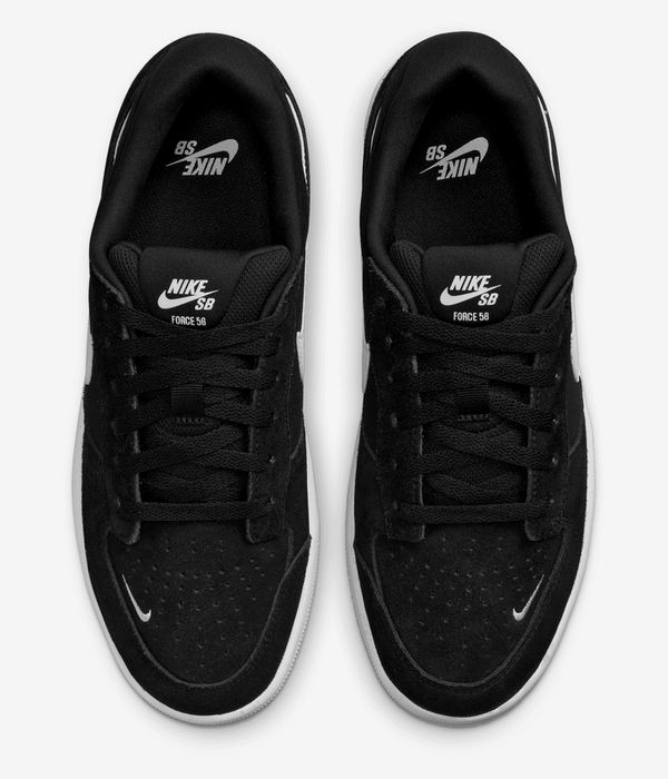 pánico Parcial Plaga Shop Nike SB Force 58 Shoes (black white black) online | skatedeluxe