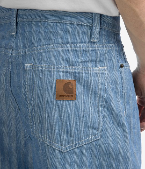 Carhartt WIP Menard Cotton Monsey Herringbone Jeans (blue rinsed)