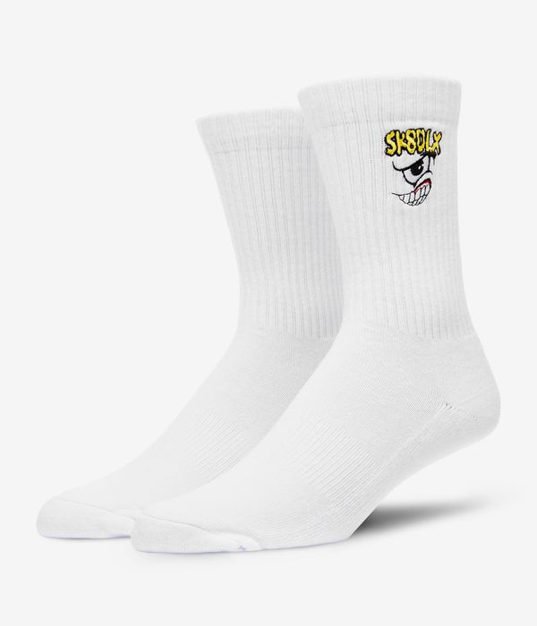 skatedeluxe Punk Chaussettes US 6-13 (white)