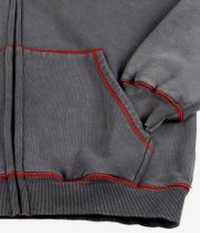 Butter Goods Jive Zip-Sweatshirt avec capuchon (washed black)