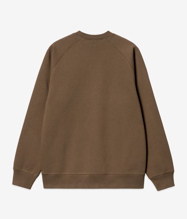 Carhartt WIP Chase Sweatshirt (chocolate gold)