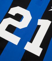 Carpet Company Polo Jersey Polo-Shirt (blue stripe)