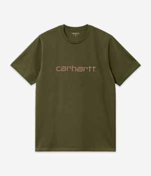 Carhartt WIP Script T-Shirty (dundee glassy pink)