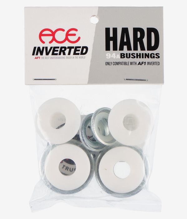 Ace Inverted Standard Bushings (white) 94A 4 Pack