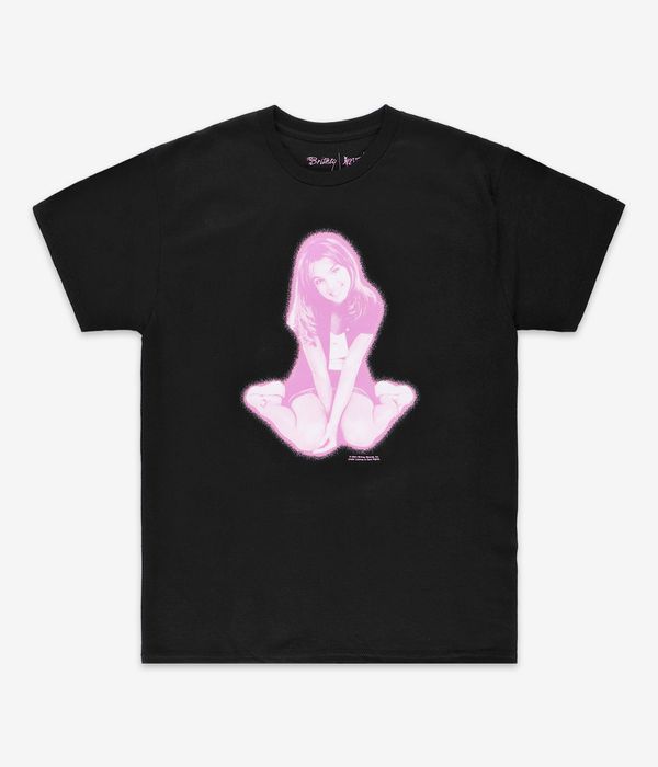 Welcome x Britney Flower T-Shirt (black)