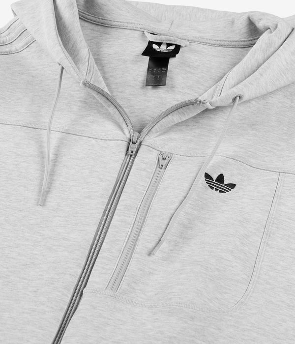 adidas Tech Fleece Chaqueta (light grey heather black)