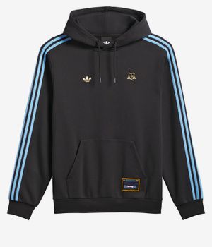 adidas x Thrasher x Argentine Football Association Mark Gonzales Skate Head Hoodie (black blue)