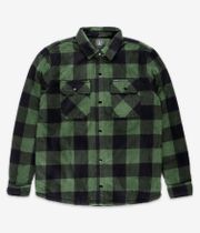 Volcom Bowered Fleece Shirt (dark pine)