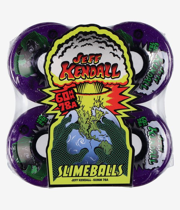 Santa Cruz Kendall End Of The World Reissue OG Slime Slime Balls Rollen (purple) 60 mm 78A 4er Pack