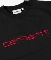 Carhartt WIP W' Basic Sweatshirt women (black scarlet)