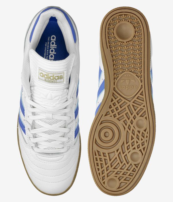 adidas Skateboarding Busenitz Shoes (white bluebird gold melange)