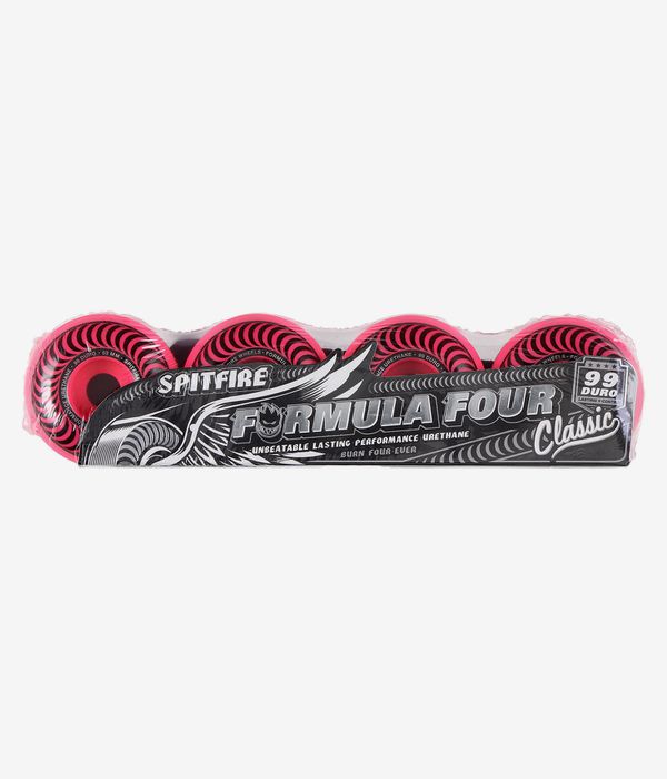 Spitfire Formula Four Classics Roues (neon pink) 53 mm 99A 4 Pack