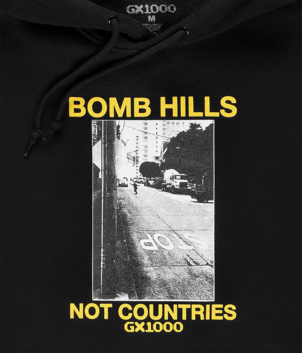 GX1000 Bomb Hills Bluzy z Kapturem (black yellow)