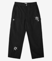 Obey Big Timer Printed Carpenter Pantalons (black)