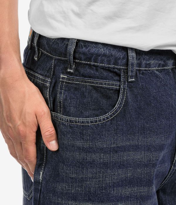 Cash Only Aleka Denim Jeans (streaky navy wash)