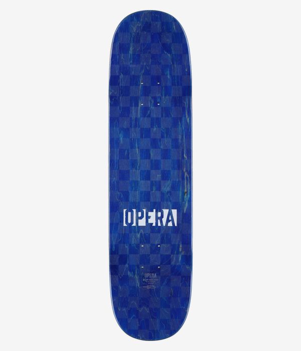 Opera Symmetrical Pop Slick 8.25" Skateboard Deck (black red)