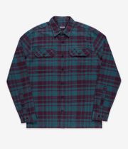 Patagonia Organic Cotton Fjord Flannel Hemd (ice caps belay blue)