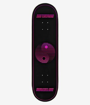 skatedeluxe Yin Yang Twin Tail 8.5" Skateboard Deck (black)
