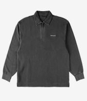Carhartt WIP Piquè Script Felpa (black white garment dyed)