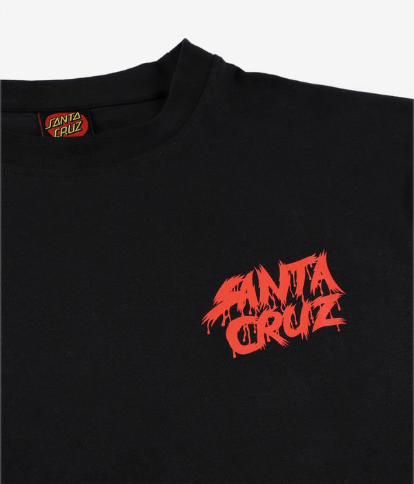 Santa Cruz Meek Concrete Slasher T-Shirt (black)