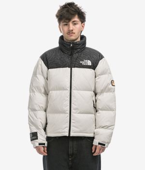Shop The North Face 1996 Retro Nuptse Jacket white dune tnf black online skatedeluxe