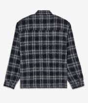 Element Fuzzy Check Zip Overshirt Jacket (brushed plaid dark slate)
