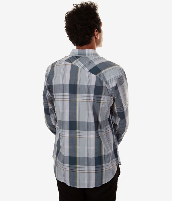 Volcom Ex Factor Plaid Shirt (pale blue)
