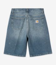 Carhartt WIP Landon Pantaloncini (blue destroy wash splatter)