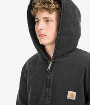 Carhartt WIP Mitch Cotton Hubbard Kurtka (black dusky canvas)
