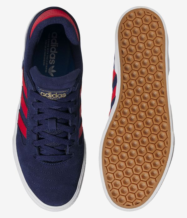 adidas Skateboarding Busenitz Vulc II Shoes (dark blue scarlet gold)