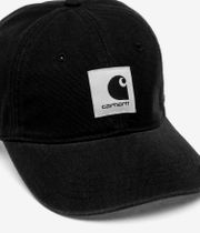 Carhartt WIP Canvas Cap (black stone washed)
