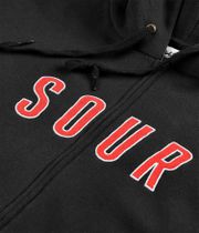 SOUR SOLUTION Army Zip-Hoodie (black red)
