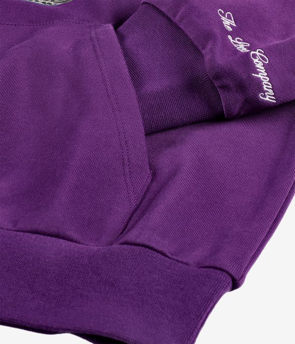 The Loose Company Crochet Hoodie (purple)