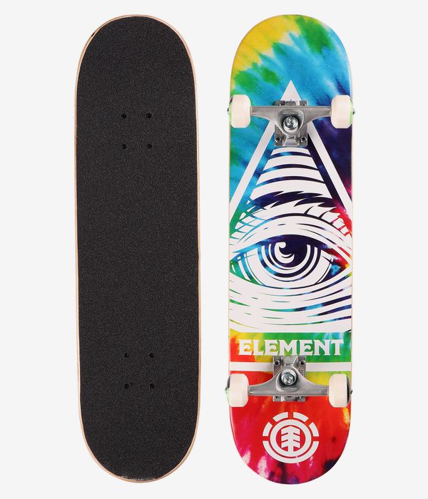 Element Eye Trippin Rainbow 8" Complete-Skateboard (multi)