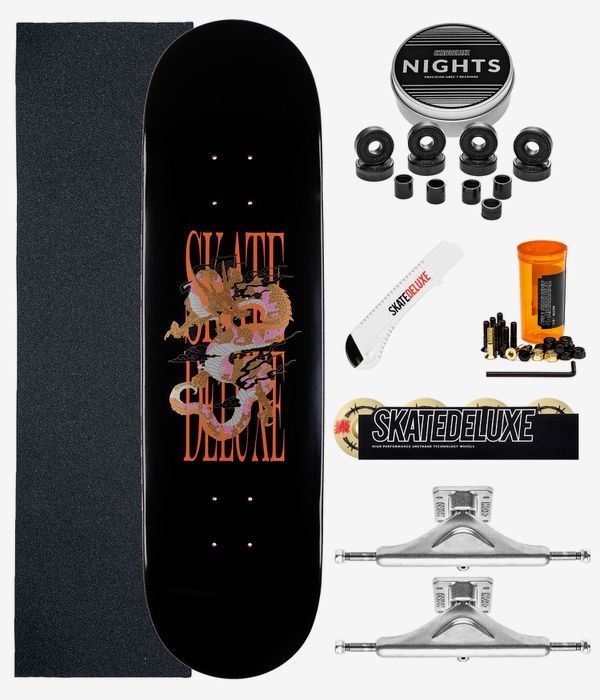 skatedeluxe Dragon Short Premium Komplett 8.5" Skateboard-Kit (black)