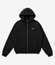 Dime Classic Small Logo Zip-Hoodie (black)