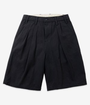 Butter Goods Pleated Shorts (washed black)