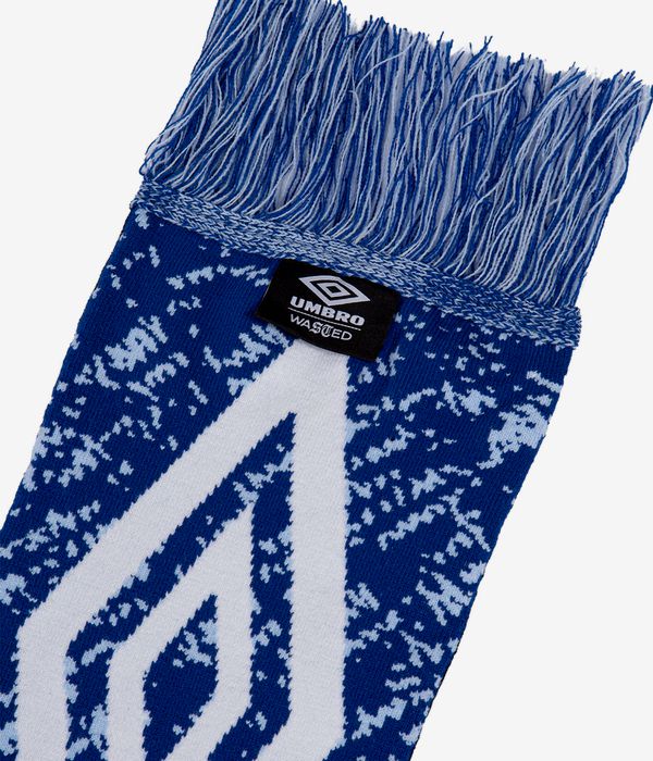 Wasted Paris x Umbro Trompe L' Oeil Schal (blue white)