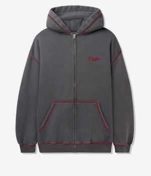 Butter Goods Jive Zip-Sweatshirt avec capuchon (washed black)
